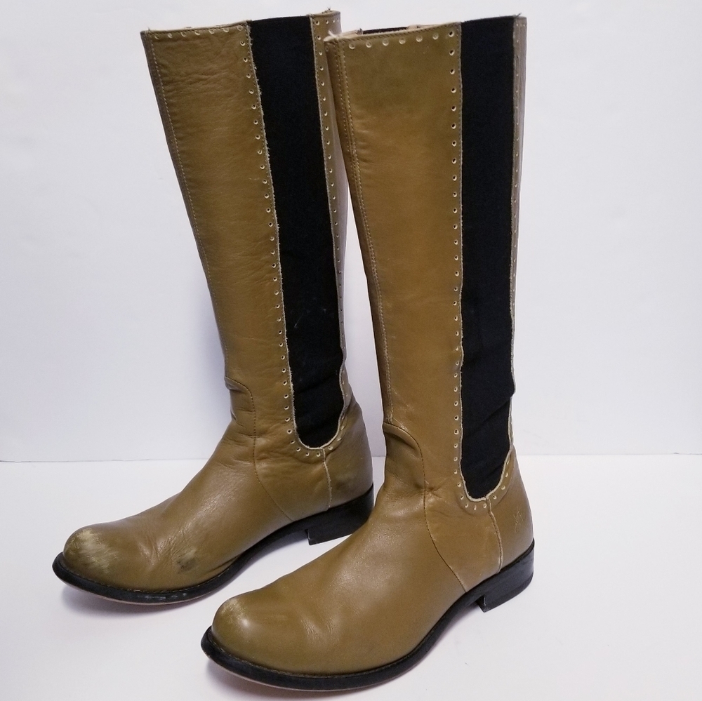 John Fluvog Leather Tall Boots‎